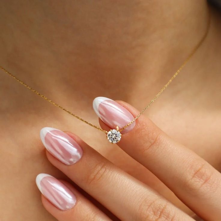 Celeste Solitaire Necklace