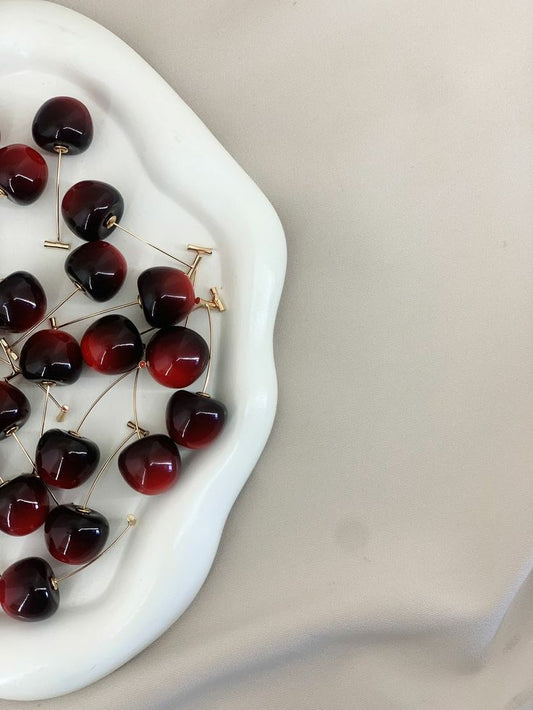 Cherry Drop Earrings