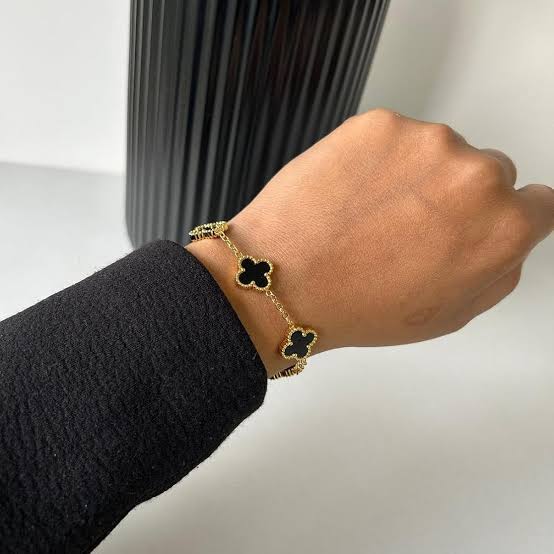 Black Clover Charm Bracelet